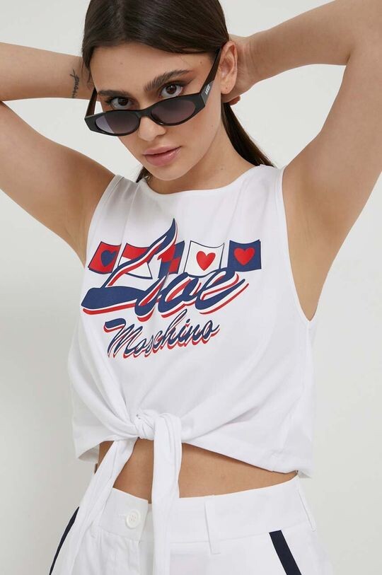

Топ Love Moschino, белый