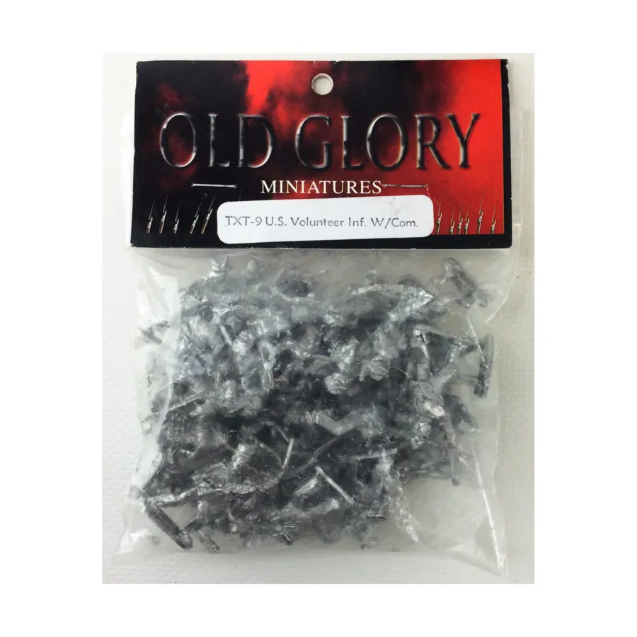 

Добровольческая пехота США с командованием, Texas War of Independence (Old Glory) (28mm)
