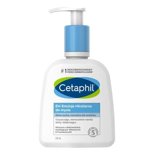 

Cetaphil, EM мицеллярная очищающая эмульсия для лица, 236 мл