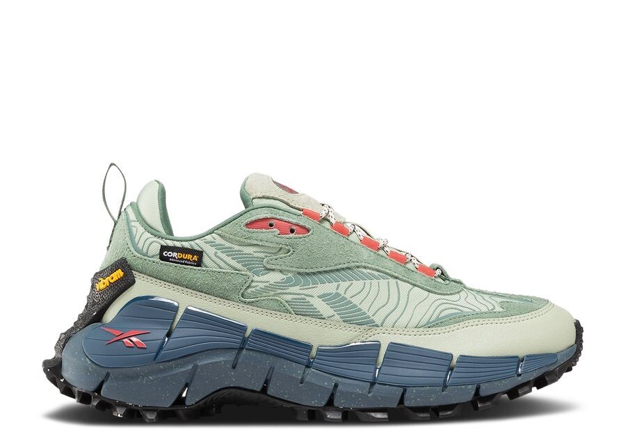 

Кроссовки Reebok Zig Kinetica 2.5 Edge, цвет Vintage Green Astro Dust