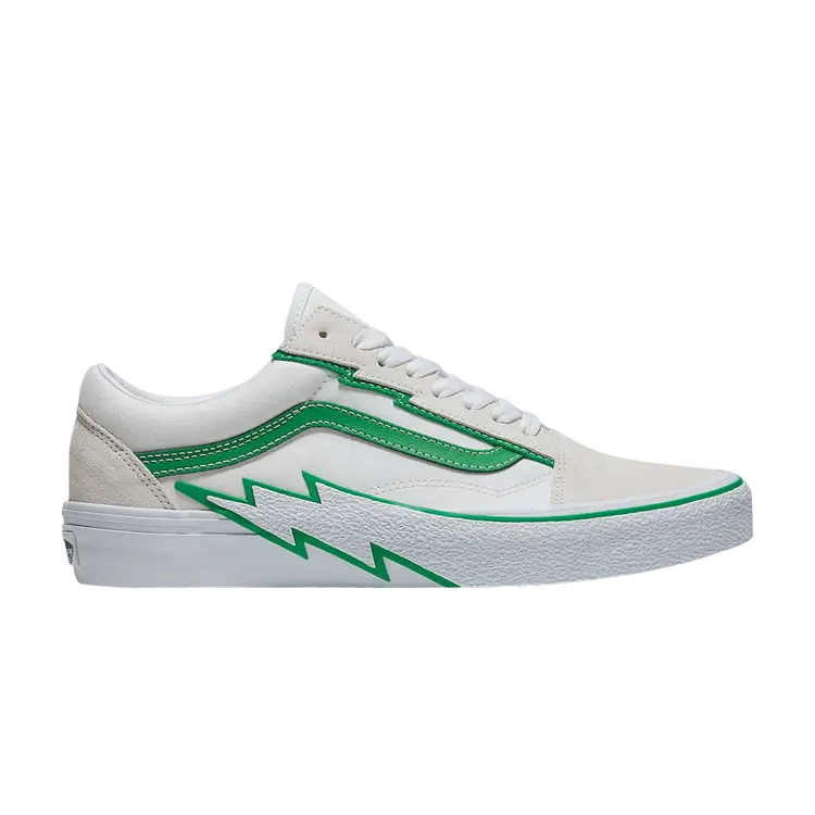 

Кроссовки Old Skool, цвет Bolt - White Green