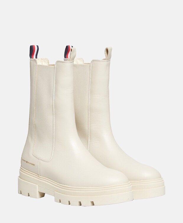 

Телячьи сапоги Tommy Hilfiger, бежевый