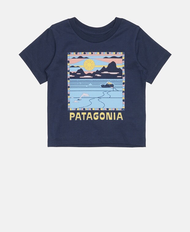 

Футболка органик Patagonia, темно-синий