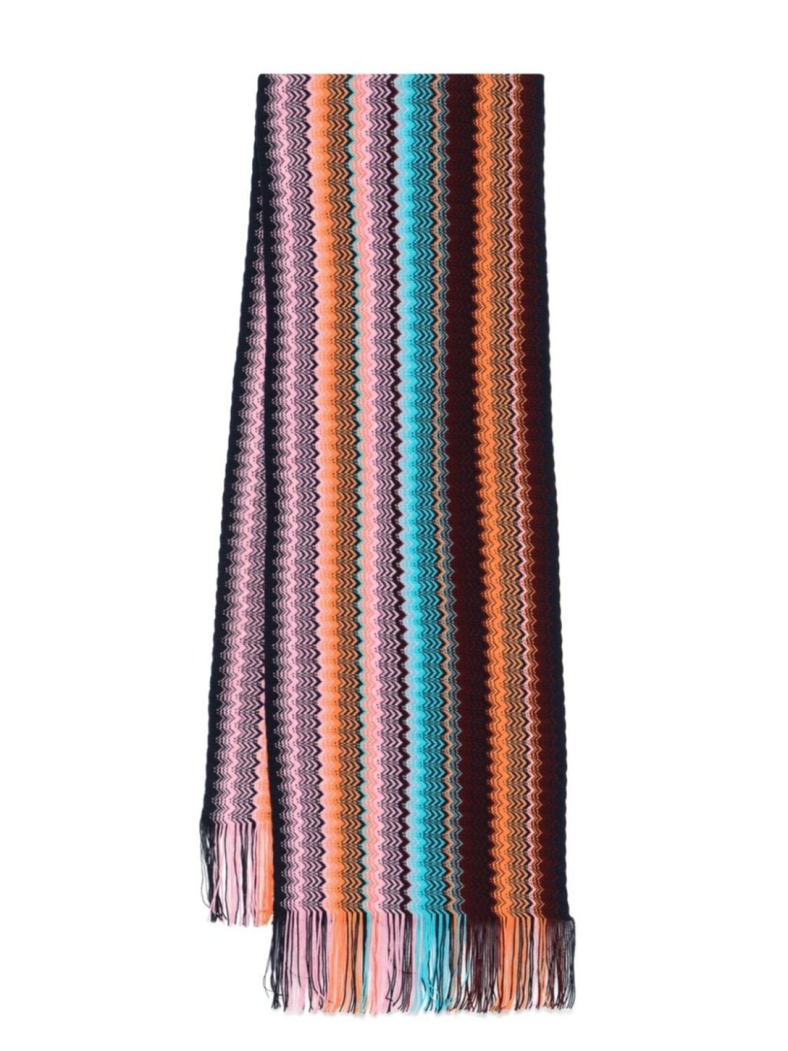 

Шарф Missoni с узором «зигзаг», синий