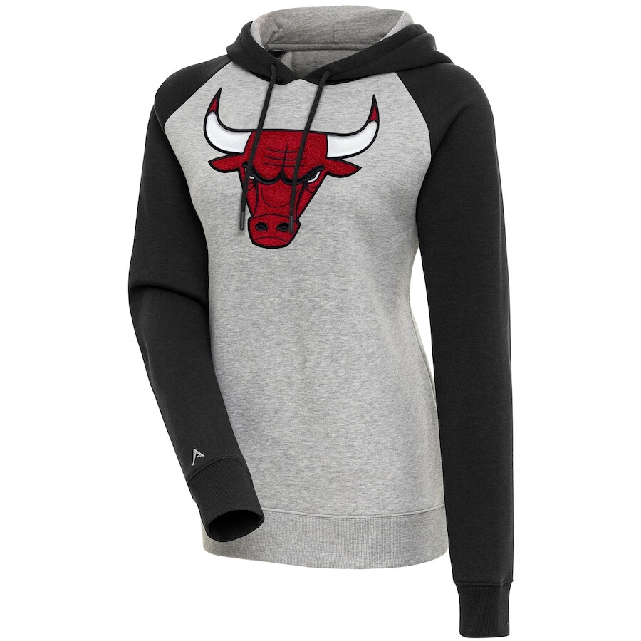 

Пуловер с капюшоном Antigua Chicago Bulls, серый