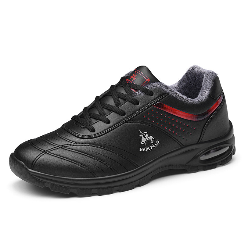 

Кроссовки мужские Lifestyle Shoes Men Low-Top Naikpllo, цвет Black and red (no lint)