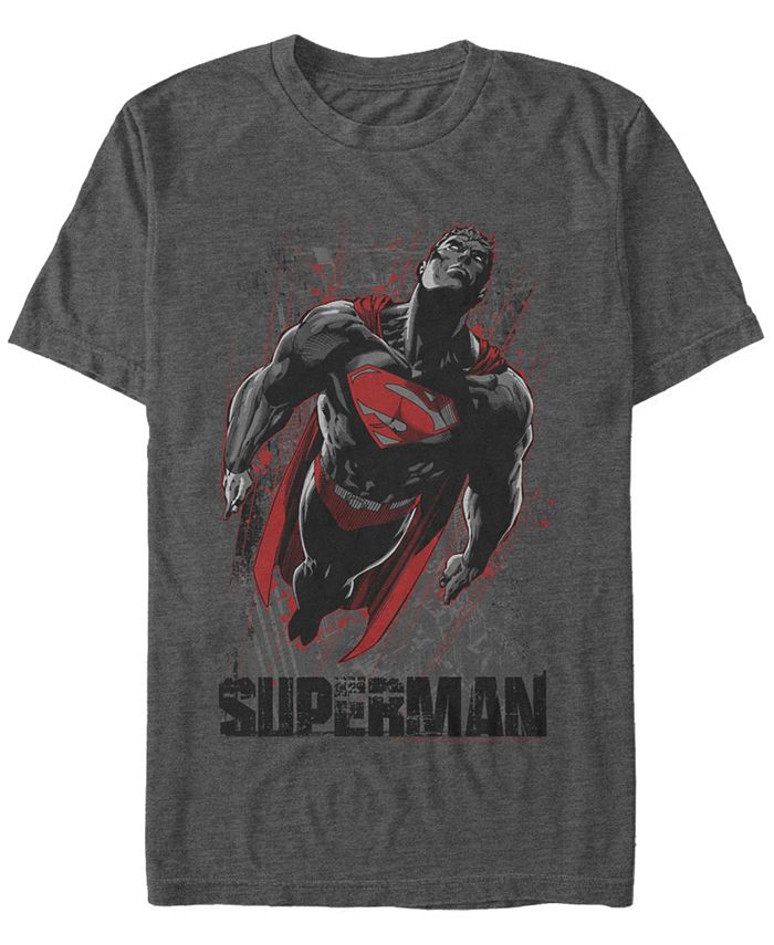 Мужская футболка с коротким рукавом «Супермен: Страж Земли» Fifth Sun, серый черная планка для галстука супермена из комиксов dc cufflinks inc