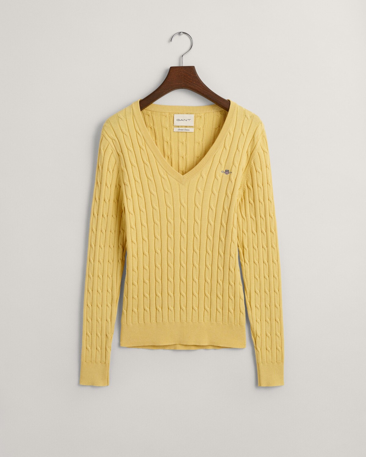 

Свитер Gant V Ausschnitt, цвет Dusty Yellow