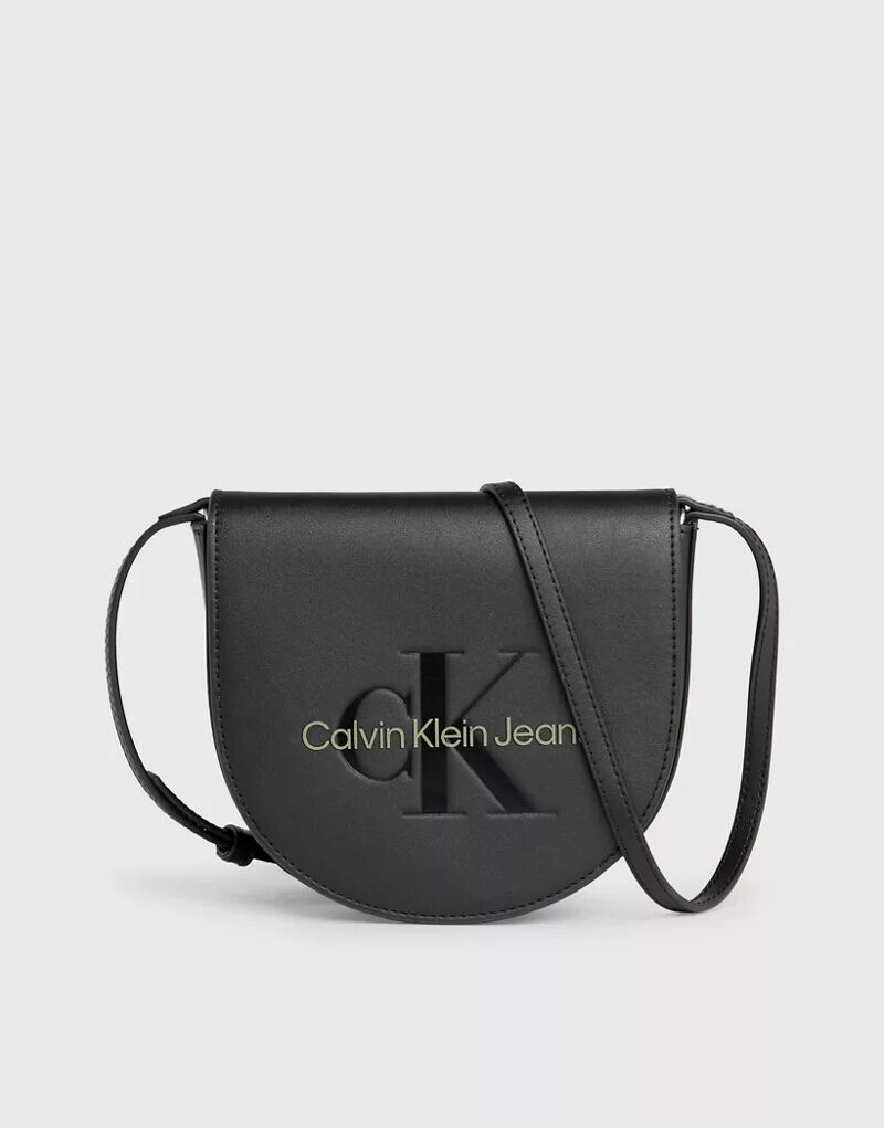 

Маленькая сумка через плечо Calvin Klein черного/темного можжевельника