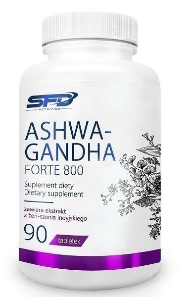 SFD Ashwagandha Forte 800 препарат для памяти и концентрации, 90 шт. allnutrition ashwaganda forte препарат для памяти и концентрации 90 шт