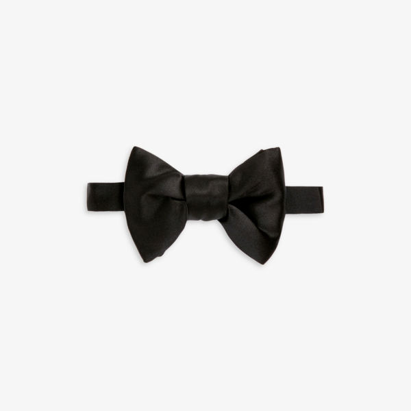 Регулируемый шелковый галстук-бабочка Tom Ford, черный