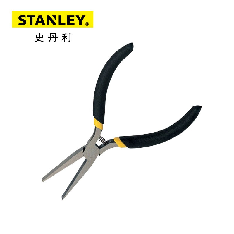 STANLEY 84-122-23 Мини-плоскогубцы с черной ручкой, 5 дюймов