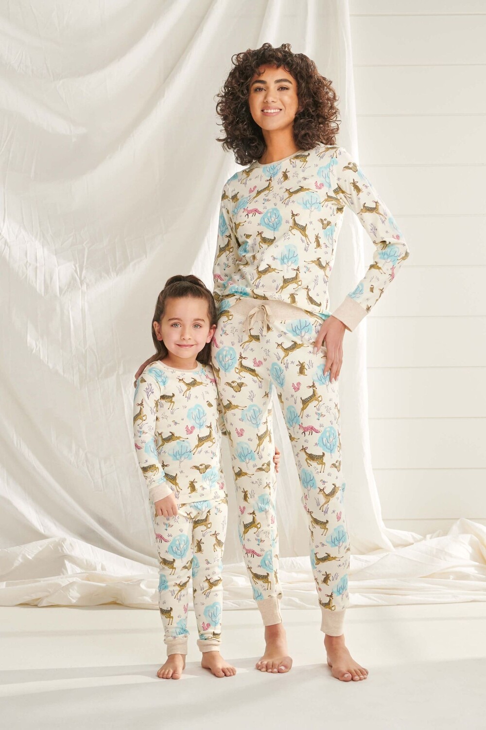 

Пижама Serene Forest из натурального хлопка Hatley, бежевый