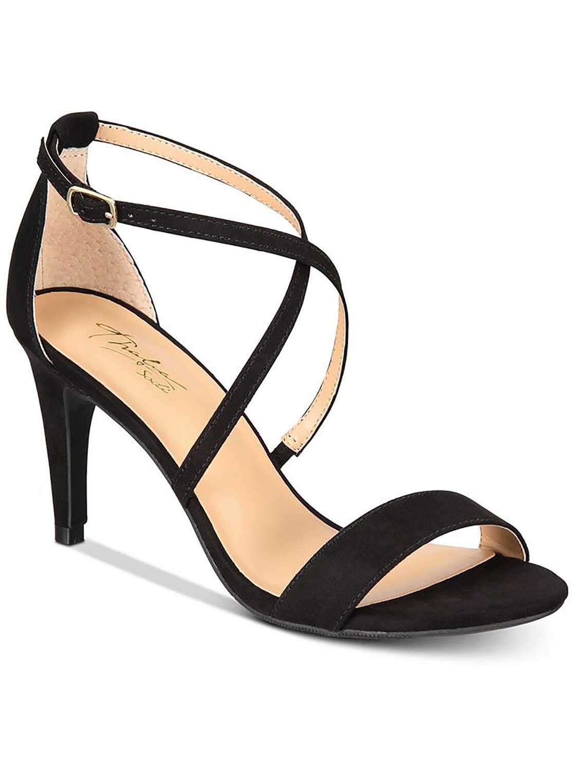 

Женские классические сандалии Darria с ремешками Thalia Sodi, цвет Black Suede