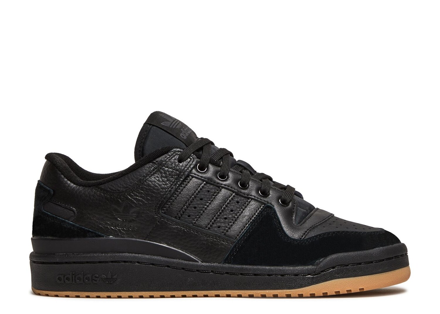 Кроссовки adidas Forum 84 Low Adv 'Black Gum', черный кроссовки adidas forum 84 low adv white black белый