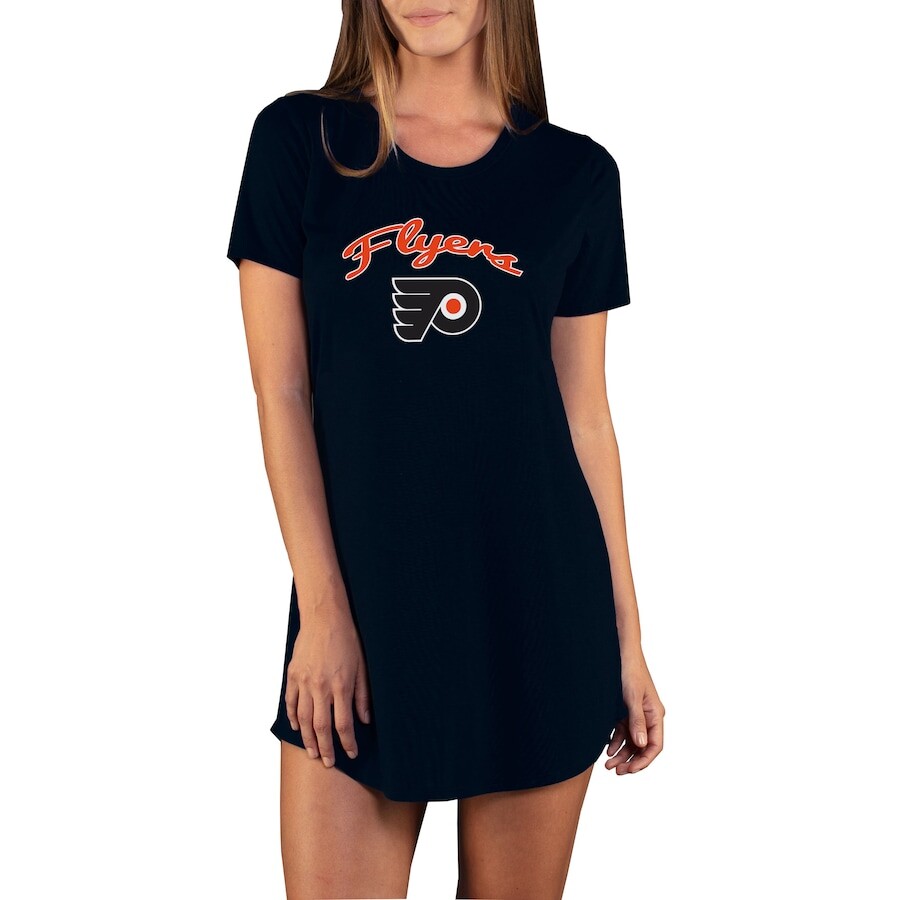 

Ночная рубашка Concepts Sport Philadelphia Flyers, черный