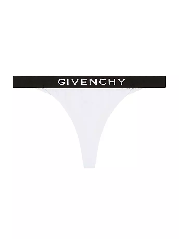 

Трусики из био-джерси с подписью 4G Givenchy, белый
