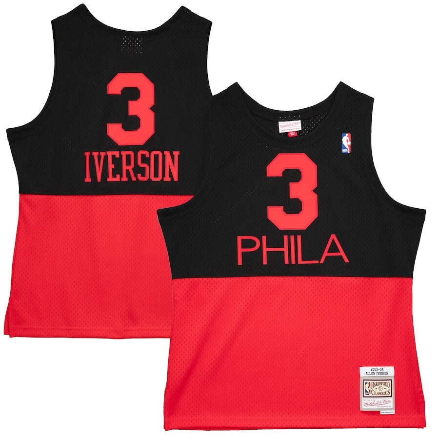 

Джерси Mitchell & Ness Philadelphia 76Ers, черный
