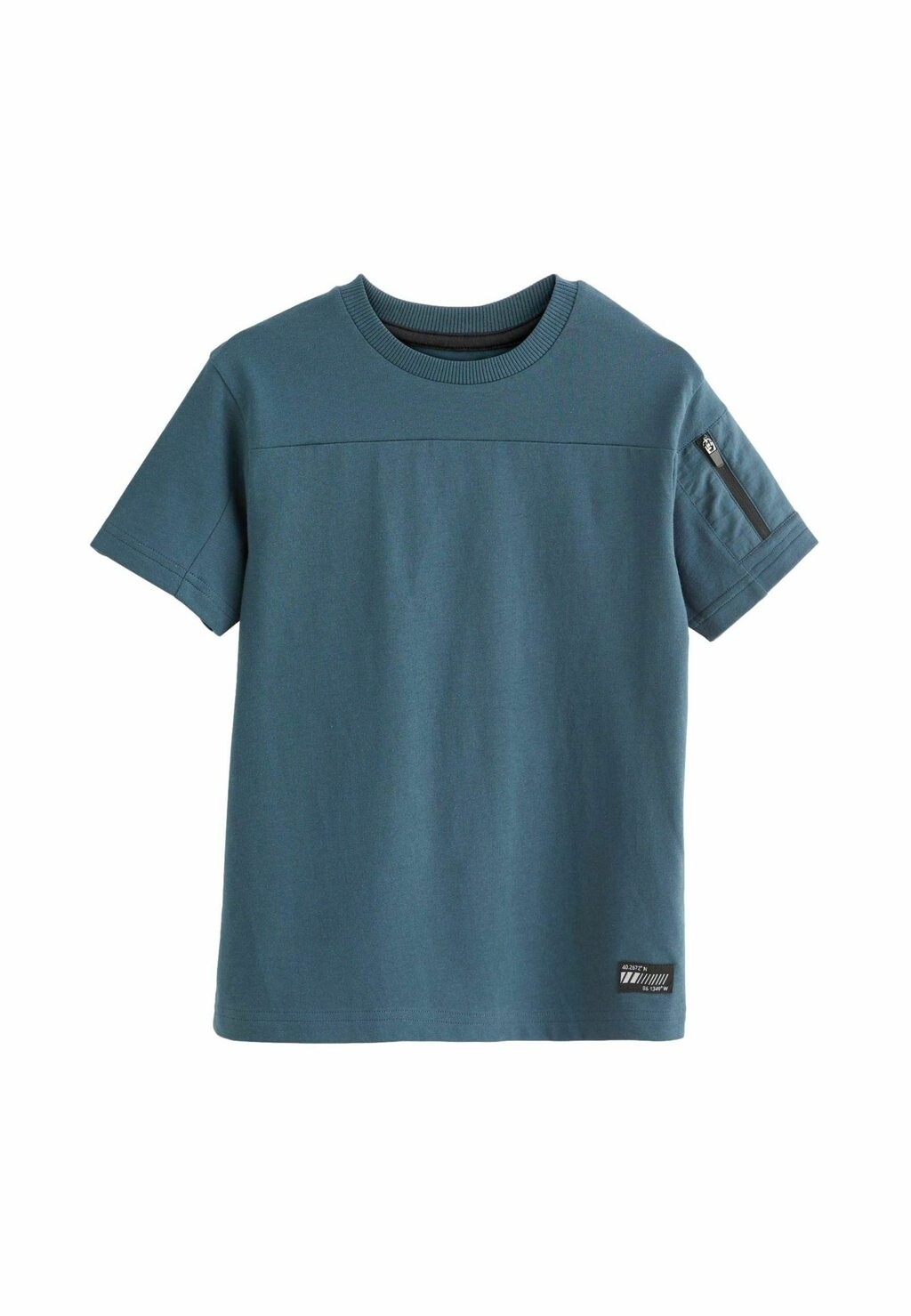 

Футболка с принтом SHORT SLEEVE UTILITY REGULAR FIT Next, цвет mid blue