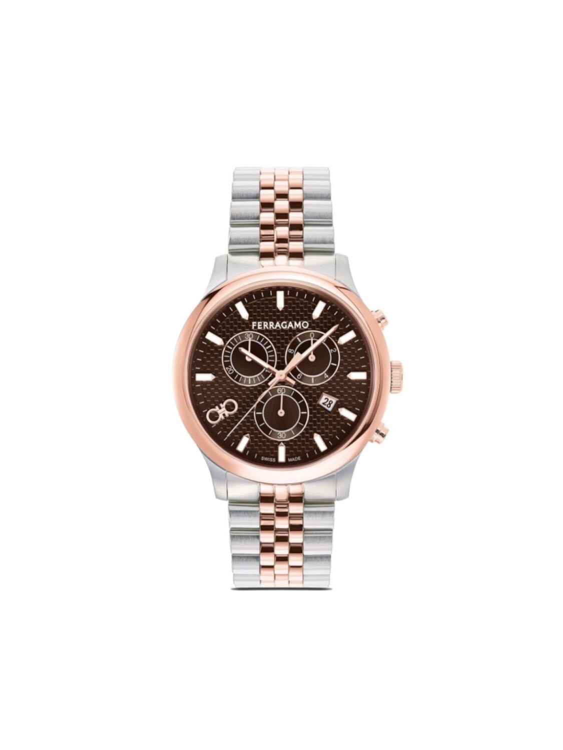 

Ferragamo наручные часы Duo Chronograph Q 42 мм, коричневый