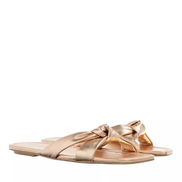 

Туфли playa knot flat slide Stuart Weitzman, желтый