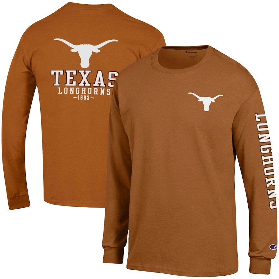 

Футболка с длинным рукавом Champion Texas Longhorns, оранжевый