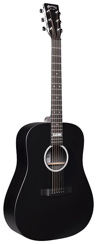 

Акустическая гитара C.F. Martin DX Johnny Cash Dreadnought Acoustic Electric Guitar w/ Gigbag - Black