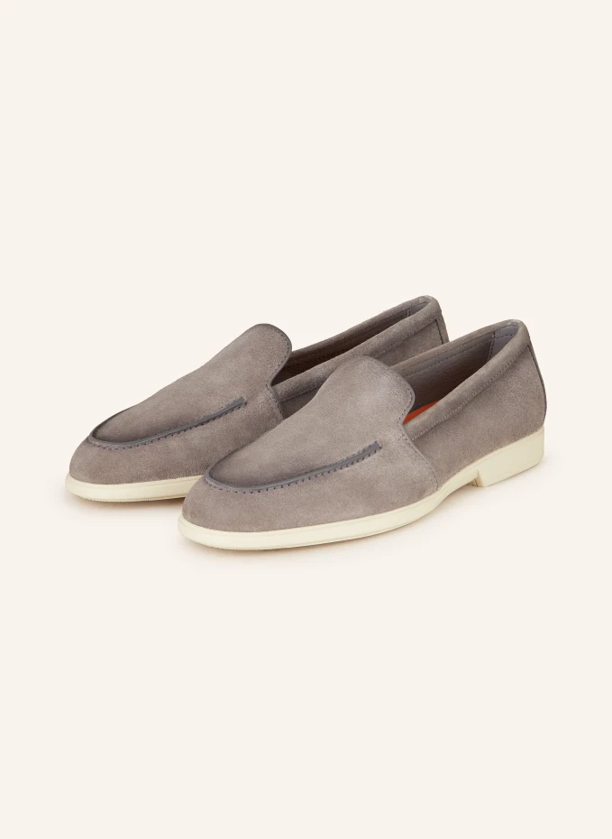 

Лоферы Santoni, серый
