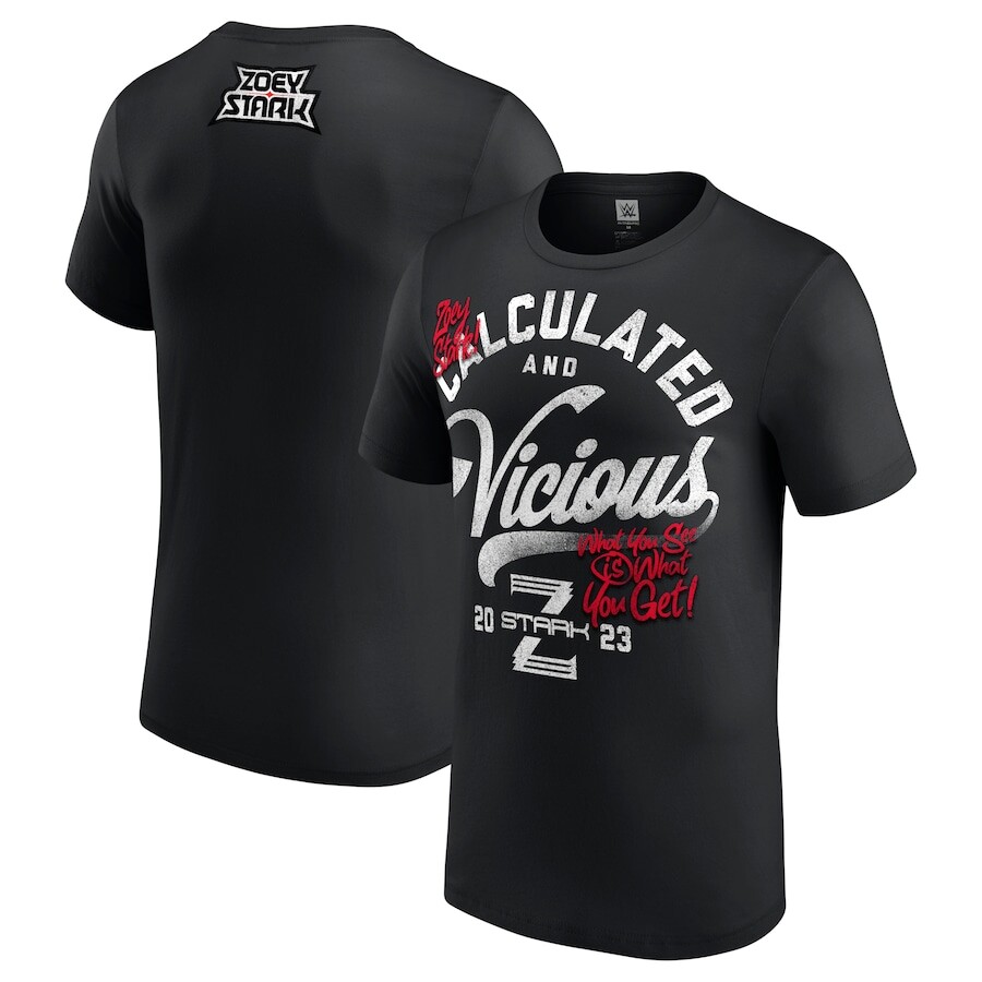 

Футболка с коротким рукавом WWE Authentic Zoey Stark, черный