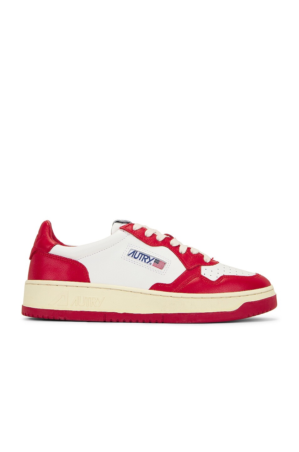 

Кроссовки Autry Medalist Low, цвет White & Red