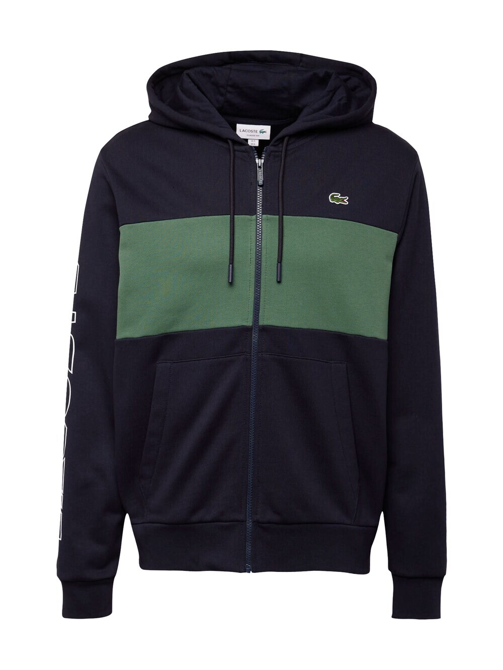 

Толстовка на молнии Lacoste, темно-синий