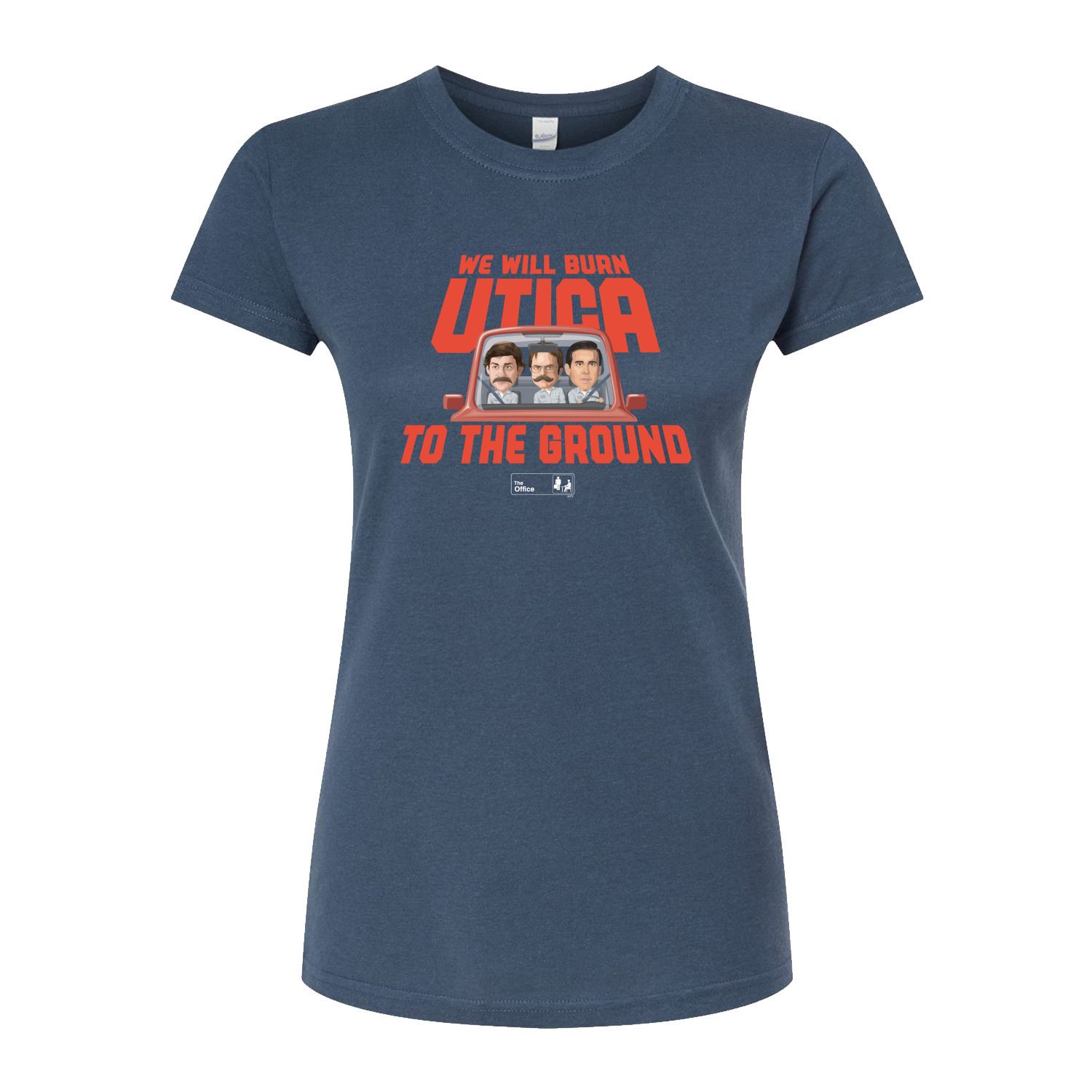 Облегающие футболки The Office Burn Utica для юниоров Licensed Character, синий