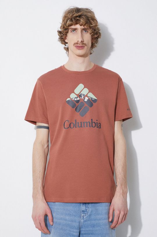 цена Хлопковая футболка Rapid Ridge Columbia, красный