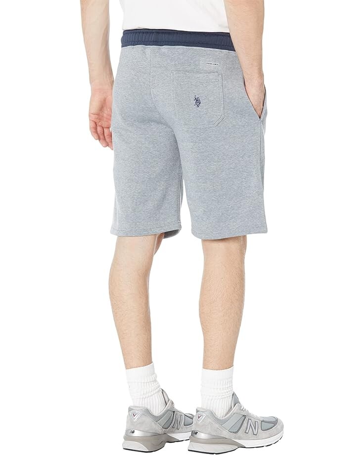 

Шорты U.S. POLO ASSN. Fleece Shorts w/ Contrast, цвет Heather Light Gray