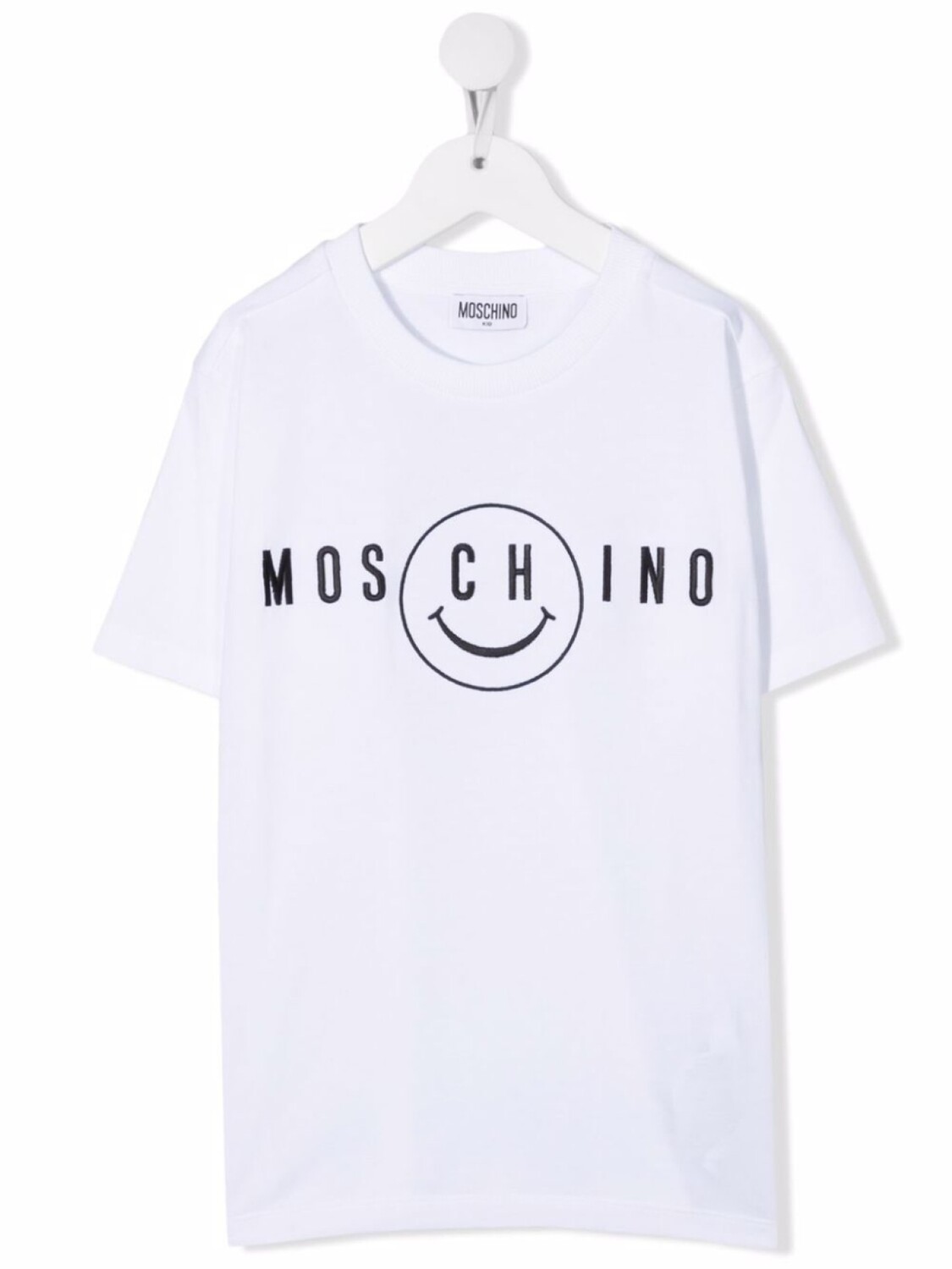 

Moschino Kids футболка с логотипом, белый