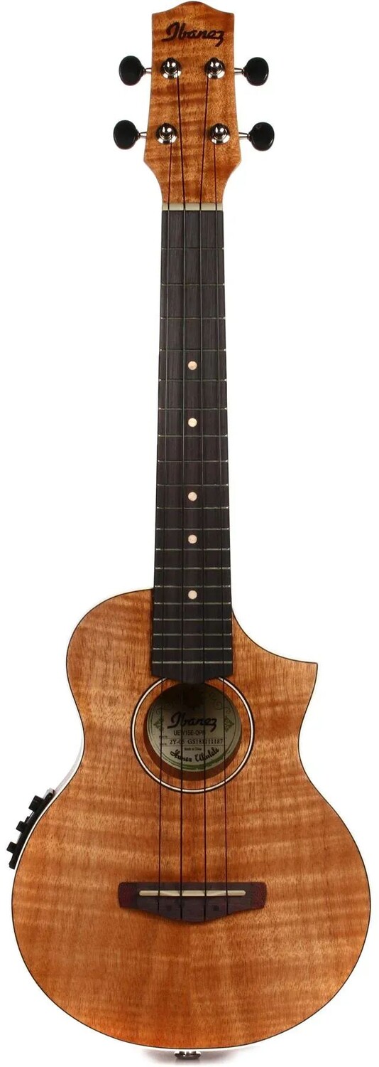

Ibanez UEW15E Акустико-электрическая укулеле - с открытыми порами Natural