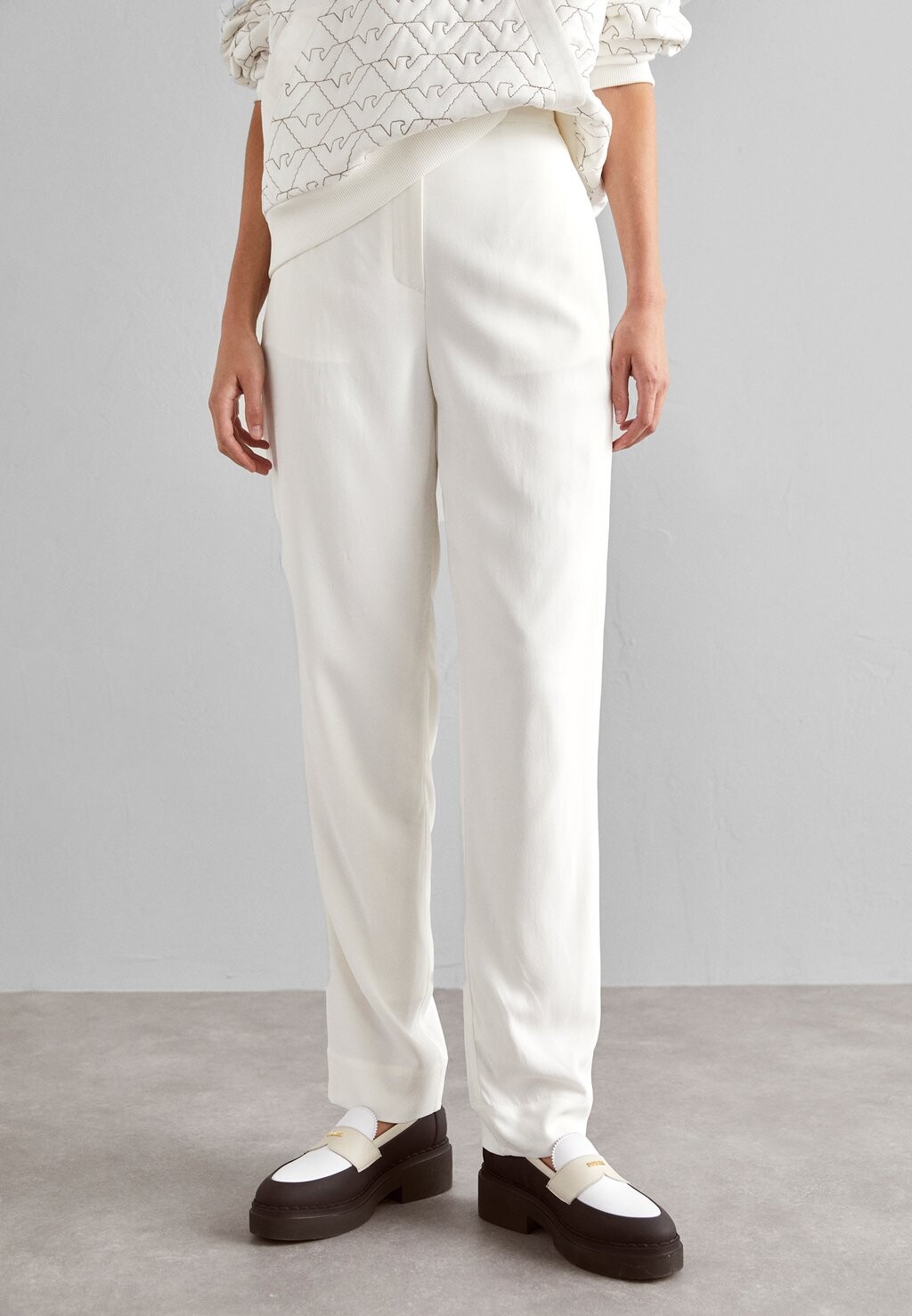 

Брюки TROUSERS Emporio Armani, белый