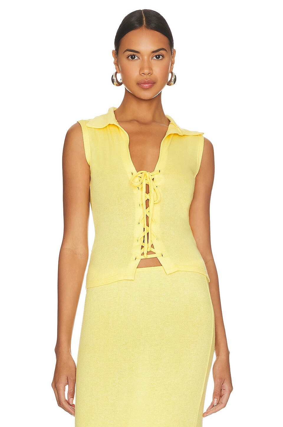 

Топ Musier Paris Portcros Sleeveless, желтый