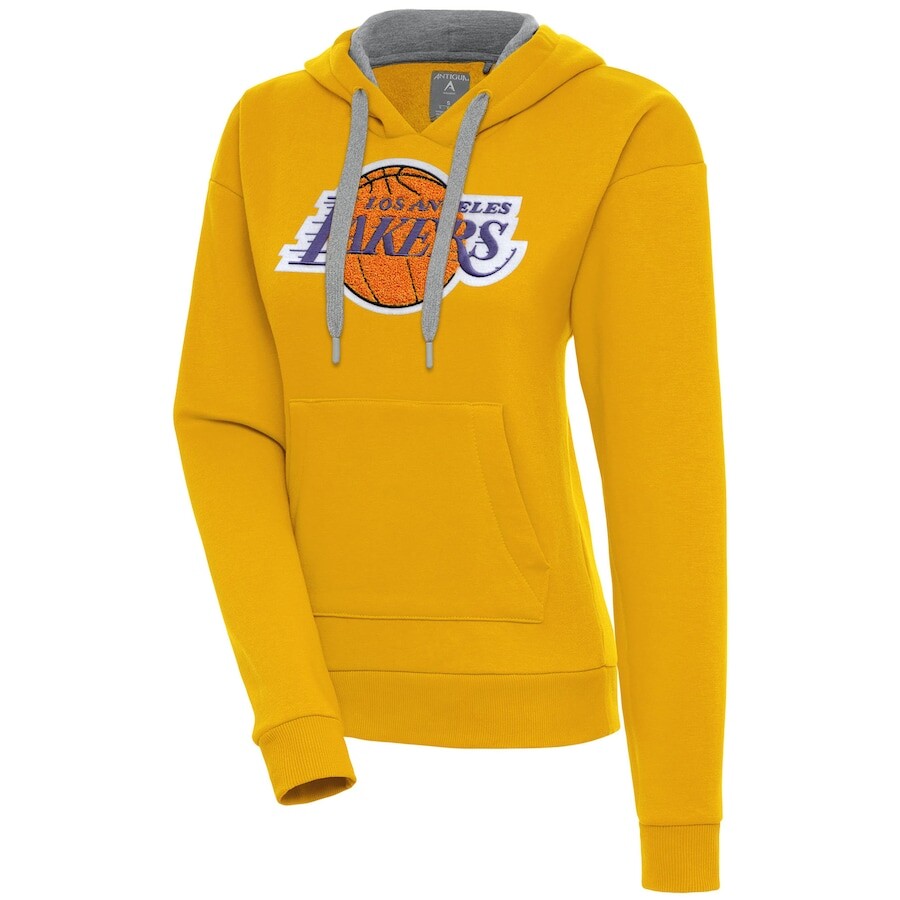

Пуловер с капюшоном Antigua Los Angeles Lakers, золотой