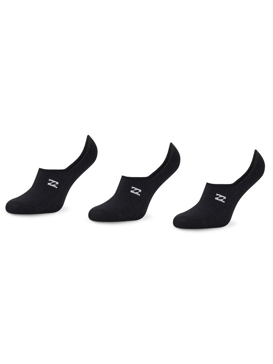 Комплект из 3 мужских носков-кроссовок Billabong, черный ткань сорочечная bibliotex бордового цвета хлопок эластан италия 0 5 м ширина 143 см