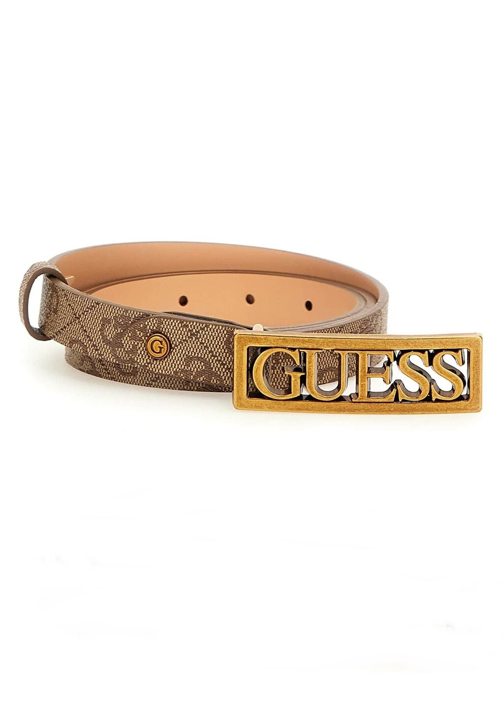 

Ремень Guess, бежевый