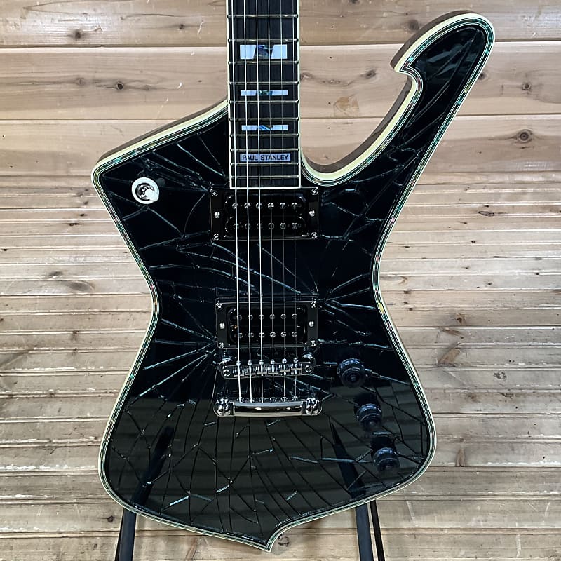 Электрогитара Ibanez PS3CM Paul Stanley Signature Electric Guitar - Black Cracked Mirror