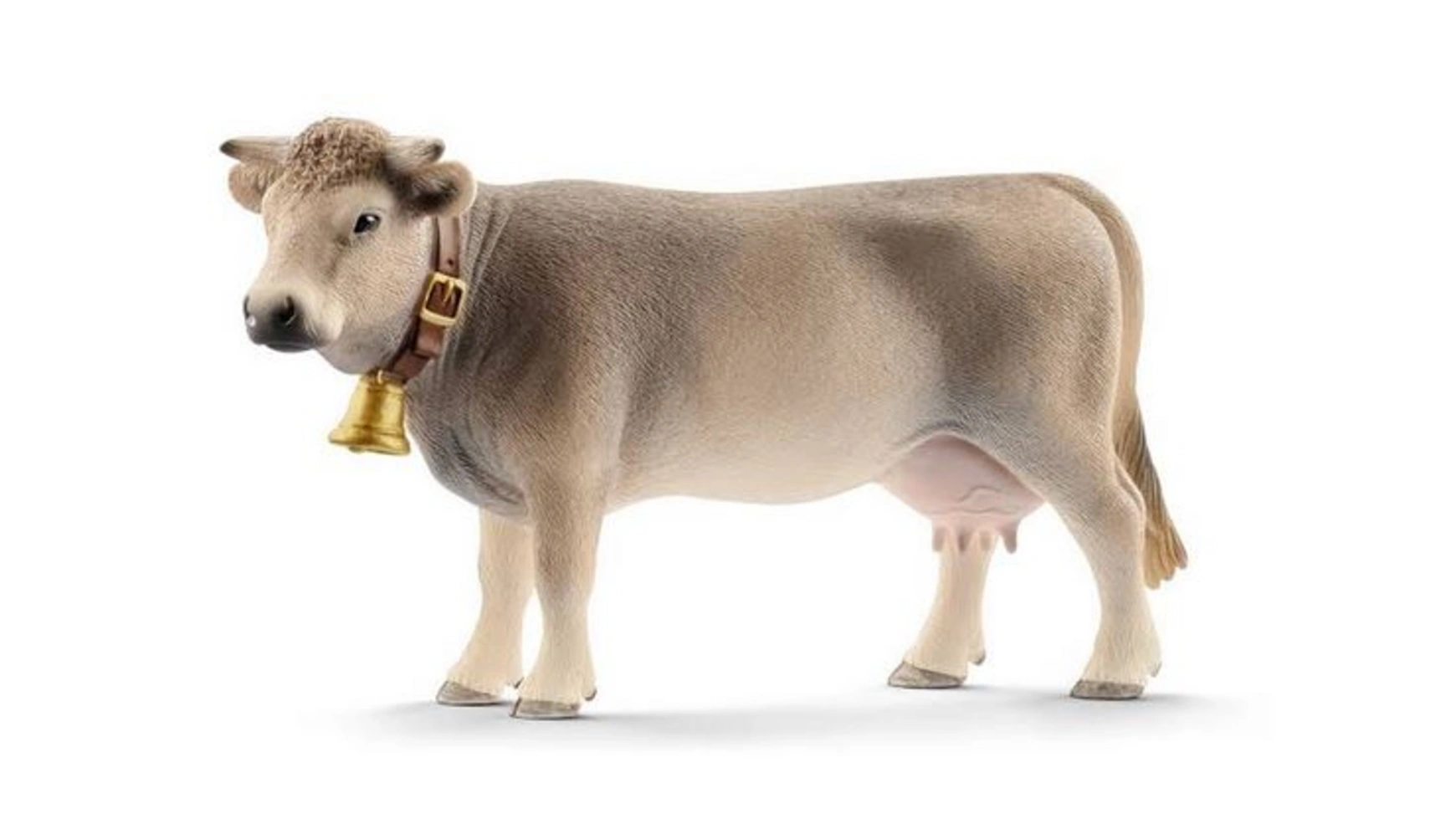 Schleich Farm World Коричневая швейцарская корова фигурка safari ltd коричневая швейцарская корова