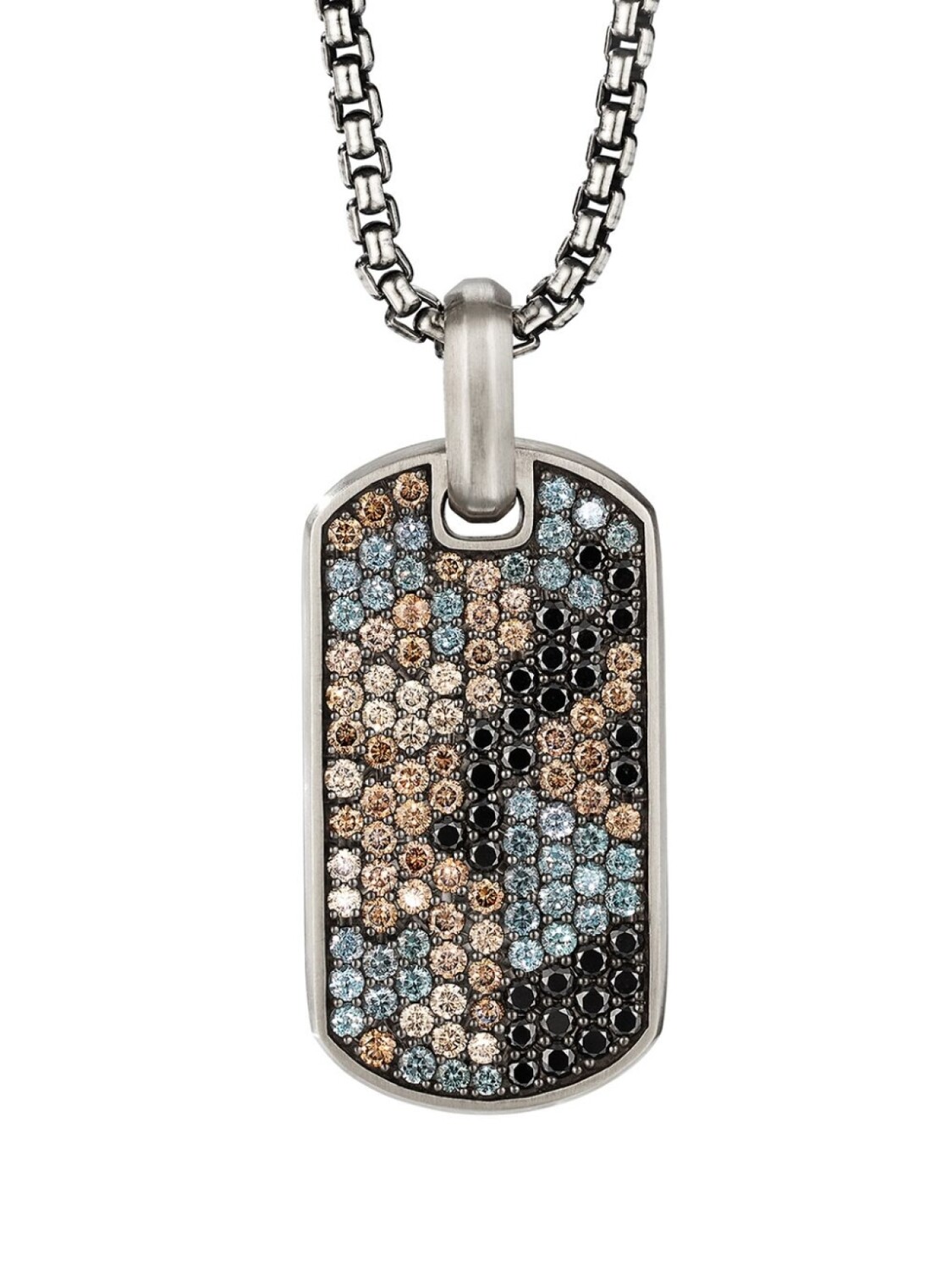 

Подвеска Streamline Tag (35 мм) David Yurman, серебряный