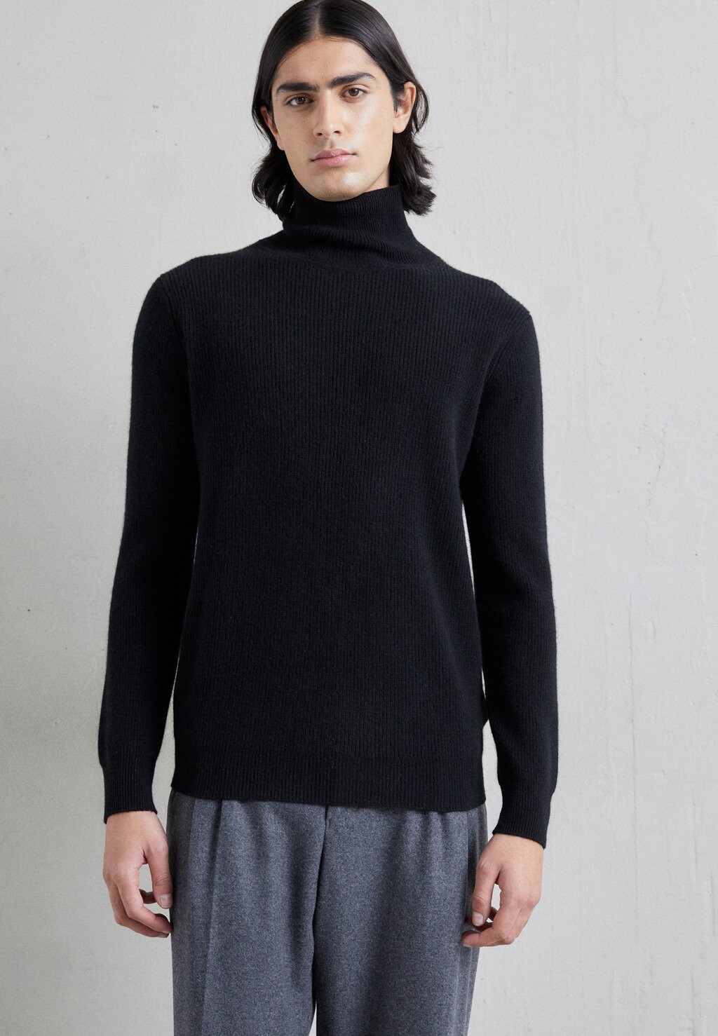 

Свитер Cashmere Rollneck KNITID, цвет jet black