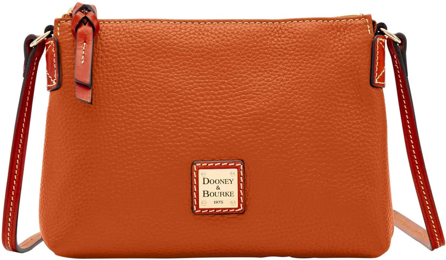 

Сумка Pebble Crossbody Pouchette Dooney & Bourke, цвет Caramel