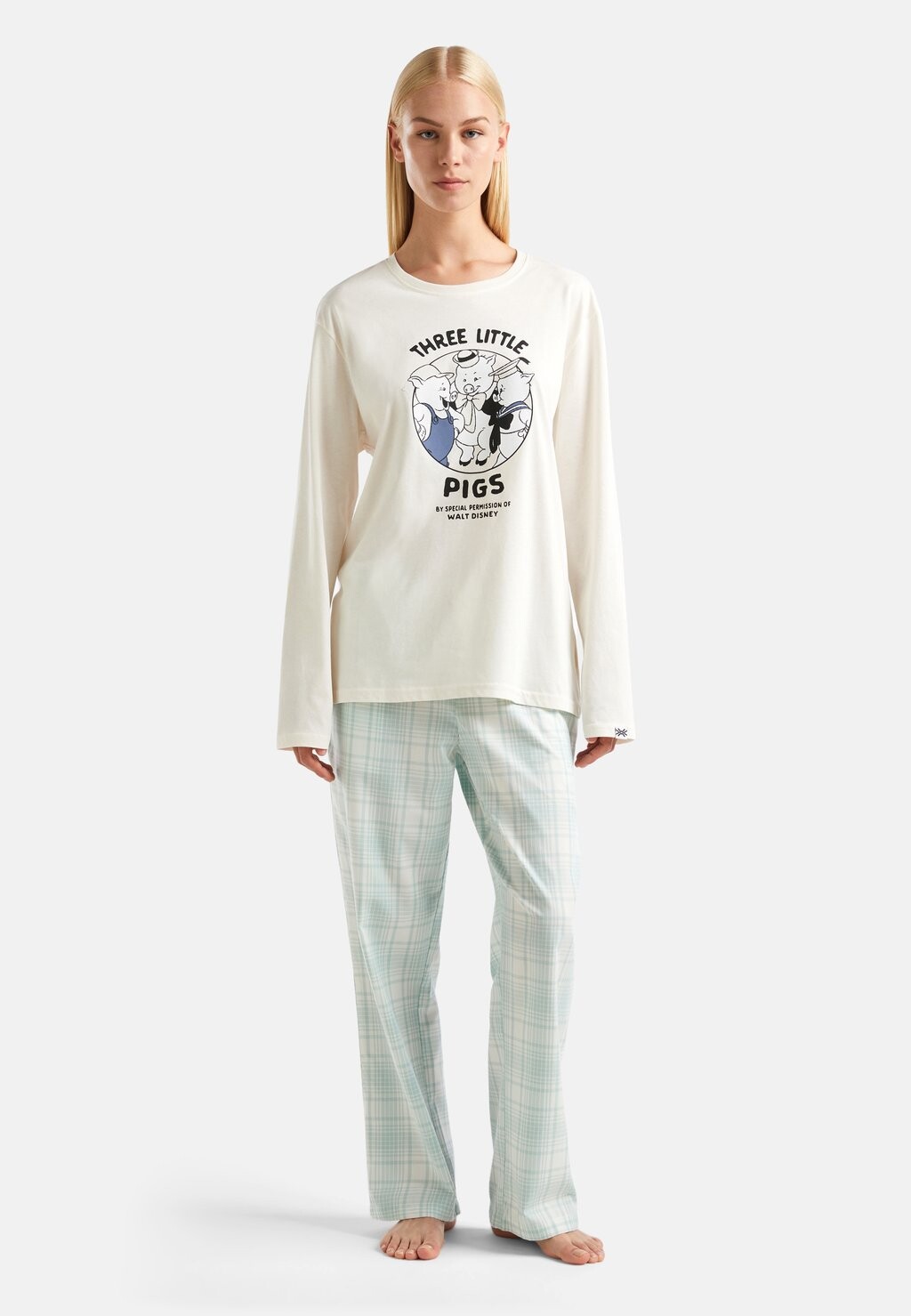 

Футболка с длинным рукавом United Colors of Benetton, белая