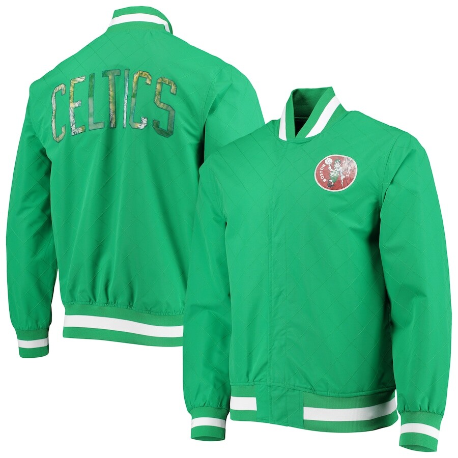 

Куртка Mitchell & Ness Boston Celtics, зеленый