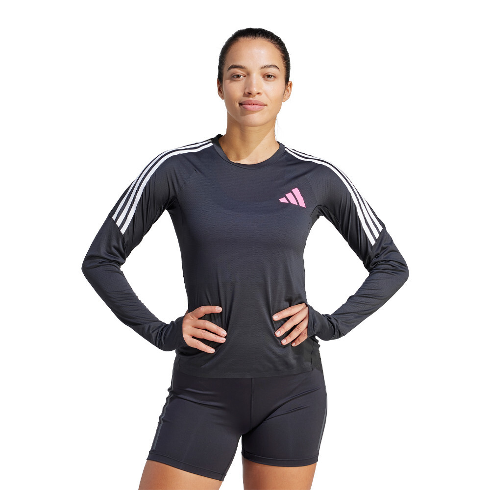 

Спортивный топ adidas Adizero Running, черный