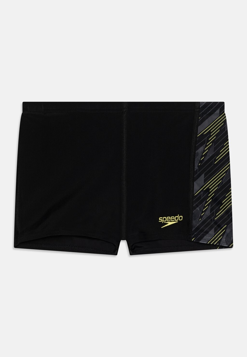 

Плавки BOYS HYPERBOOM PANEL AQUSHORT Speedo, цвет black/lemon drizzle/usa charcoal